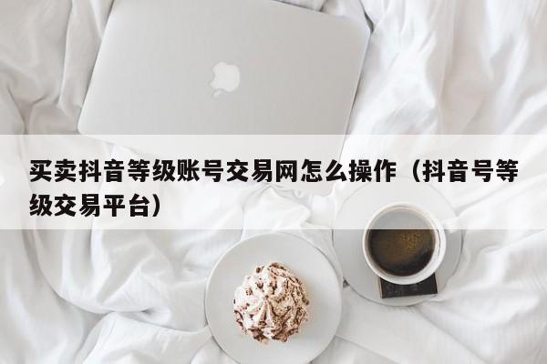 买卖抖音等级账号交易网怎么操作（抖音号等级交易平台）(图1)