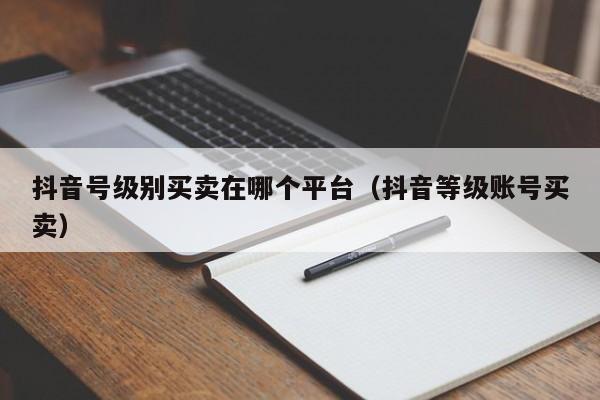 抖音号级别买卖在哪个平台（抖音等级账号买卖）(图1)