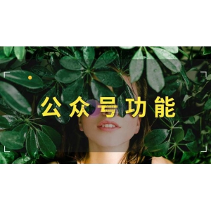 公众号功能介绍怎么写