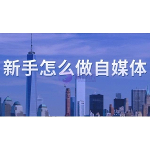 新手怎么做自媒体